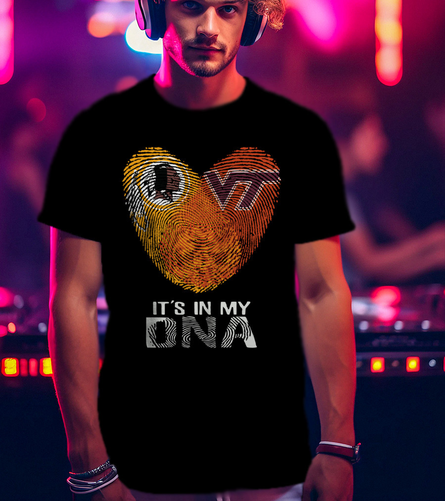 Redskins Vt It's In My Dna T-Shirt