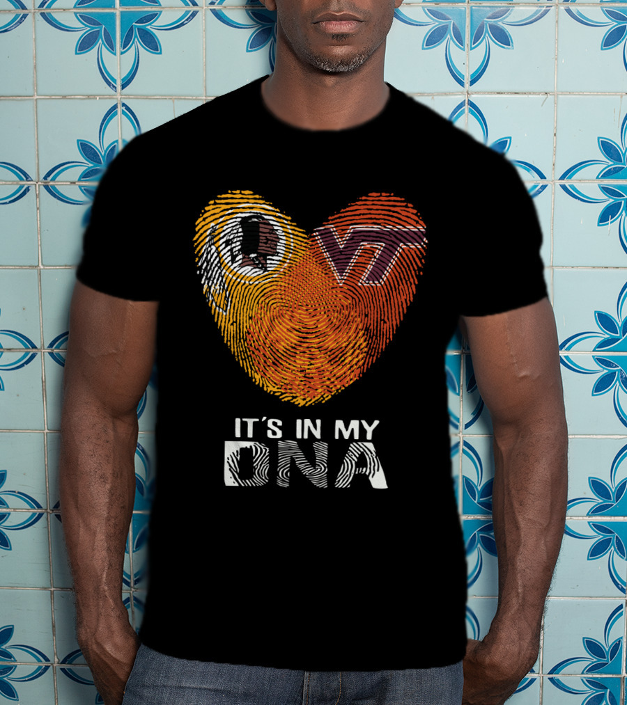 Redskins Vt It's In My Dna T-Shirt