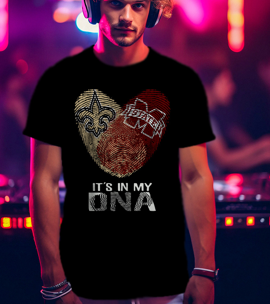 Saints Mississippi State It's In My DNA T-Shirt