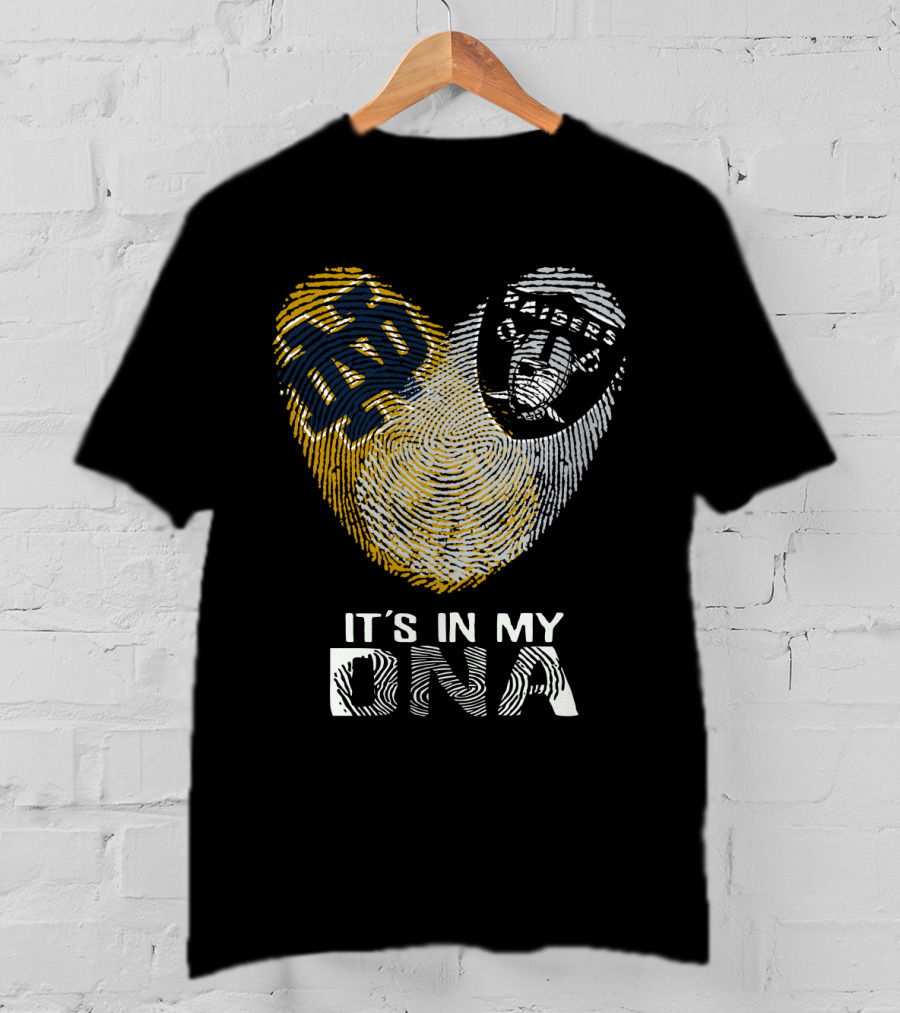 Notre Dame Raiders It's In My DNA Fingerprint T-Shirt