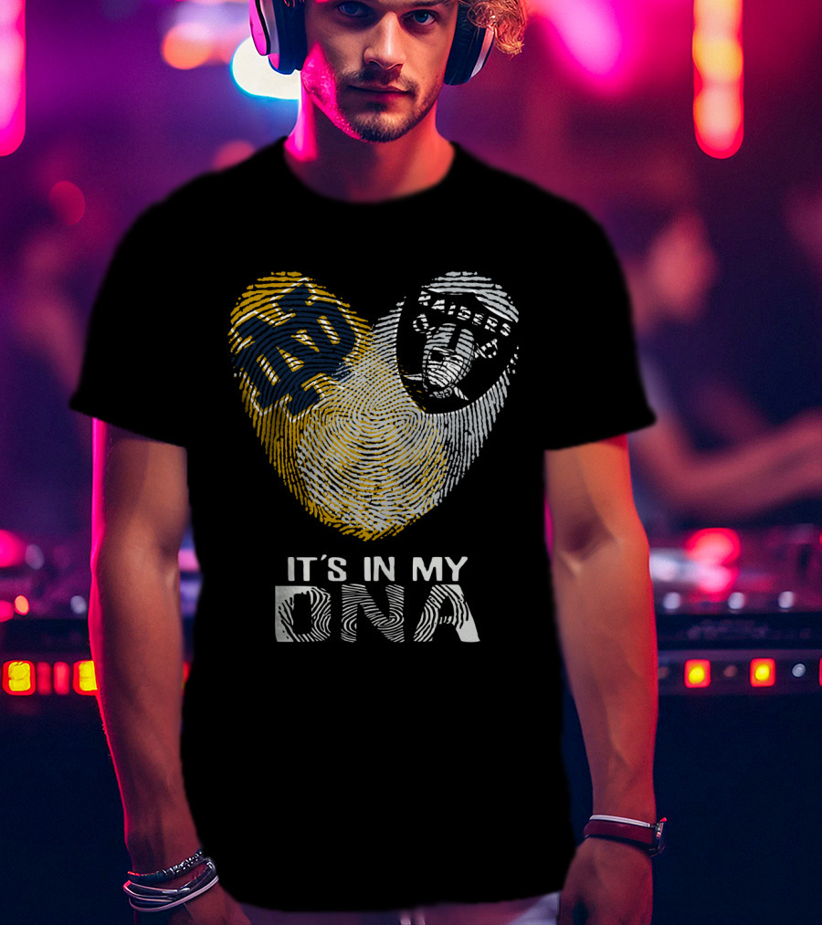 Notre Dame Raiders It's In My DNA Fingerprint T-Shirt