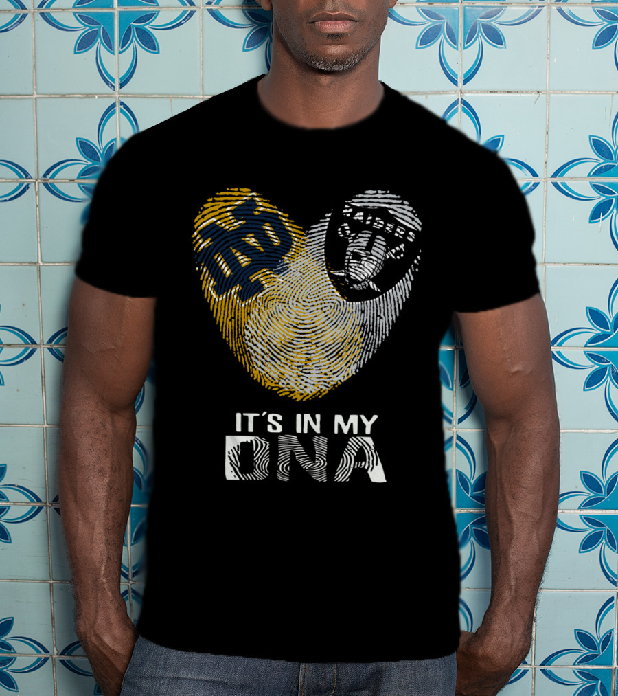 Notre Dame Raiders It's In My DNA Fingerprint T-Shirt