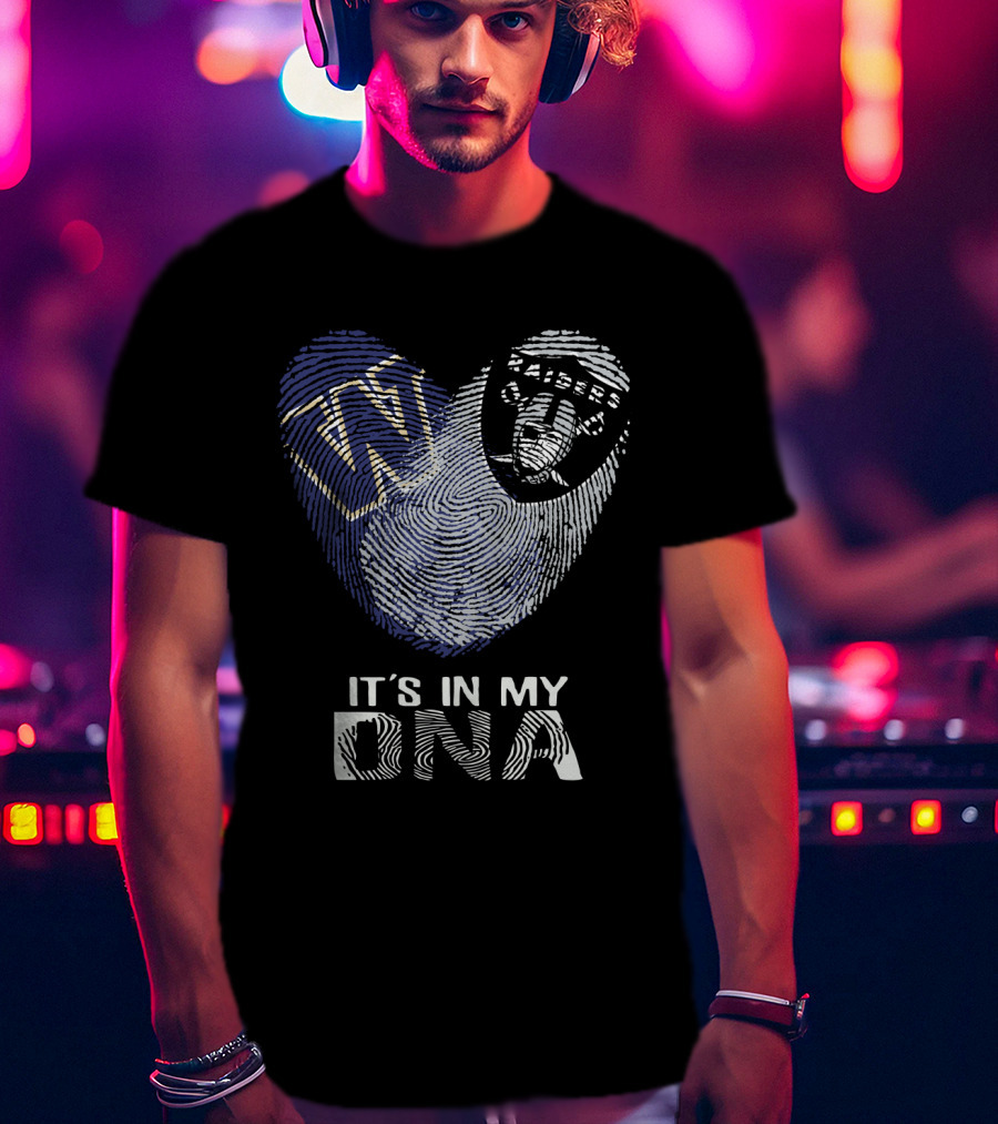 Raiders Huskies W It's In My DNA T-Shirt
