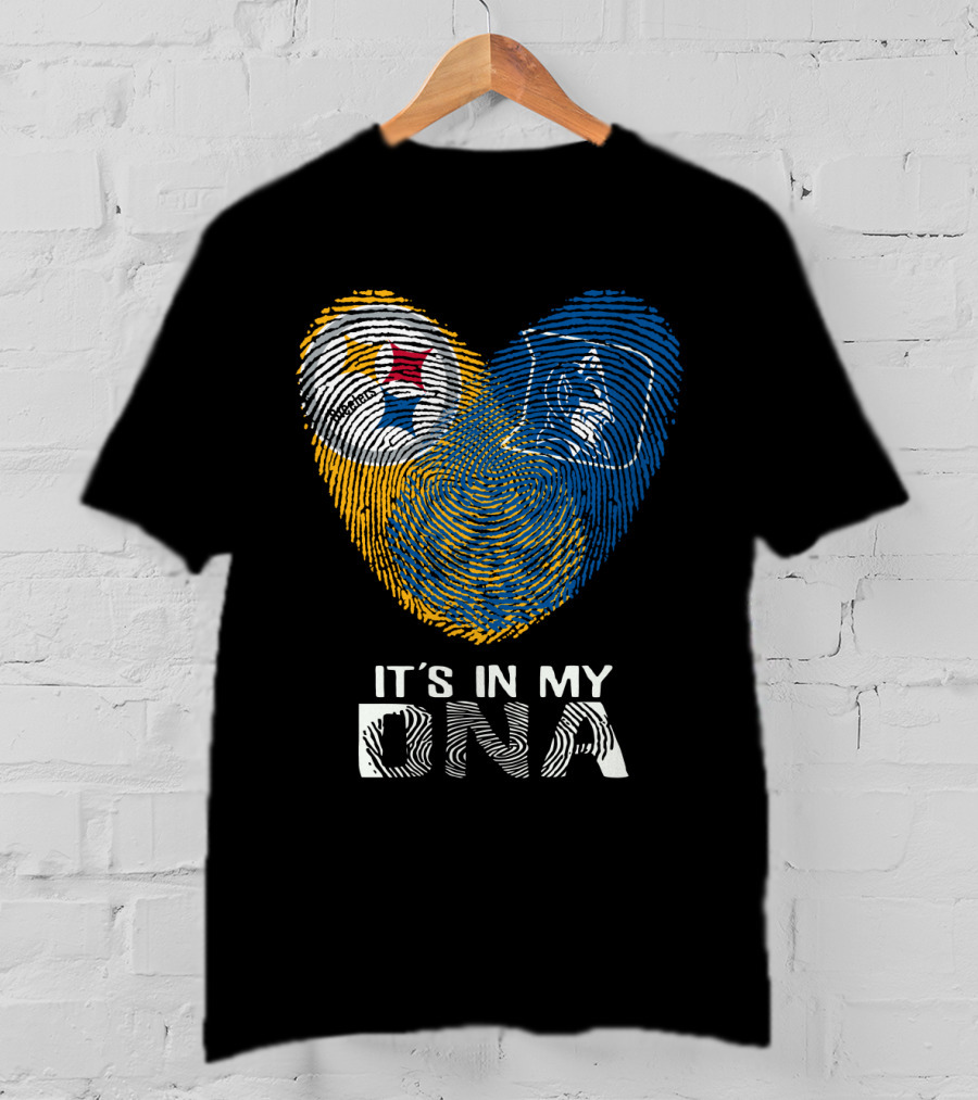 Steelers Duke It's In My DNA Fingerprint Heart T-Shirt