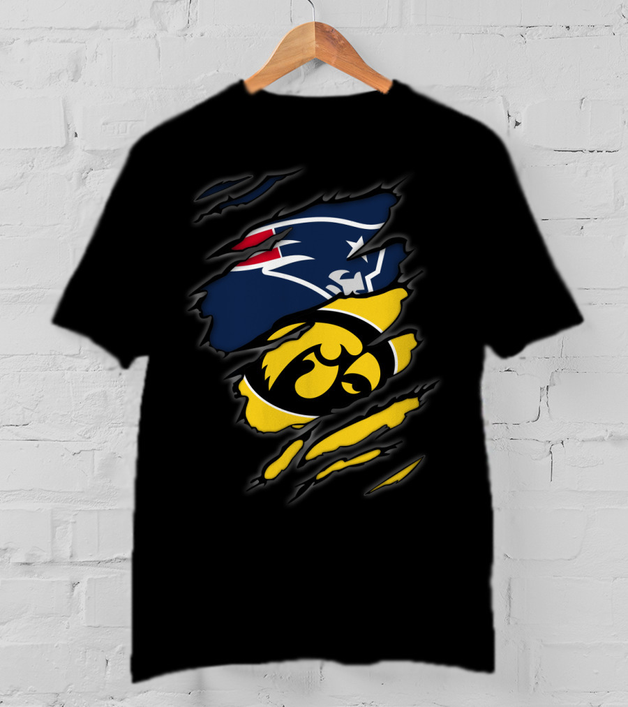 Iowa Patriots Hawkeyes Fusion T-Shirt