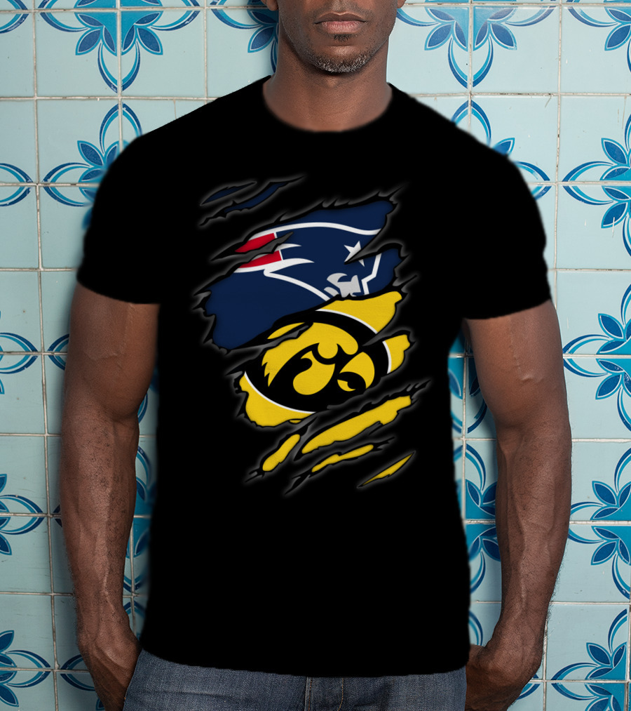 Iowa Patriots Hawkeyes Fusion T-Shirt