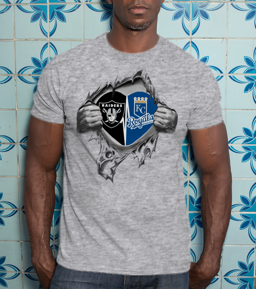 Raiders Royals Loyalty Heart T-Shirt