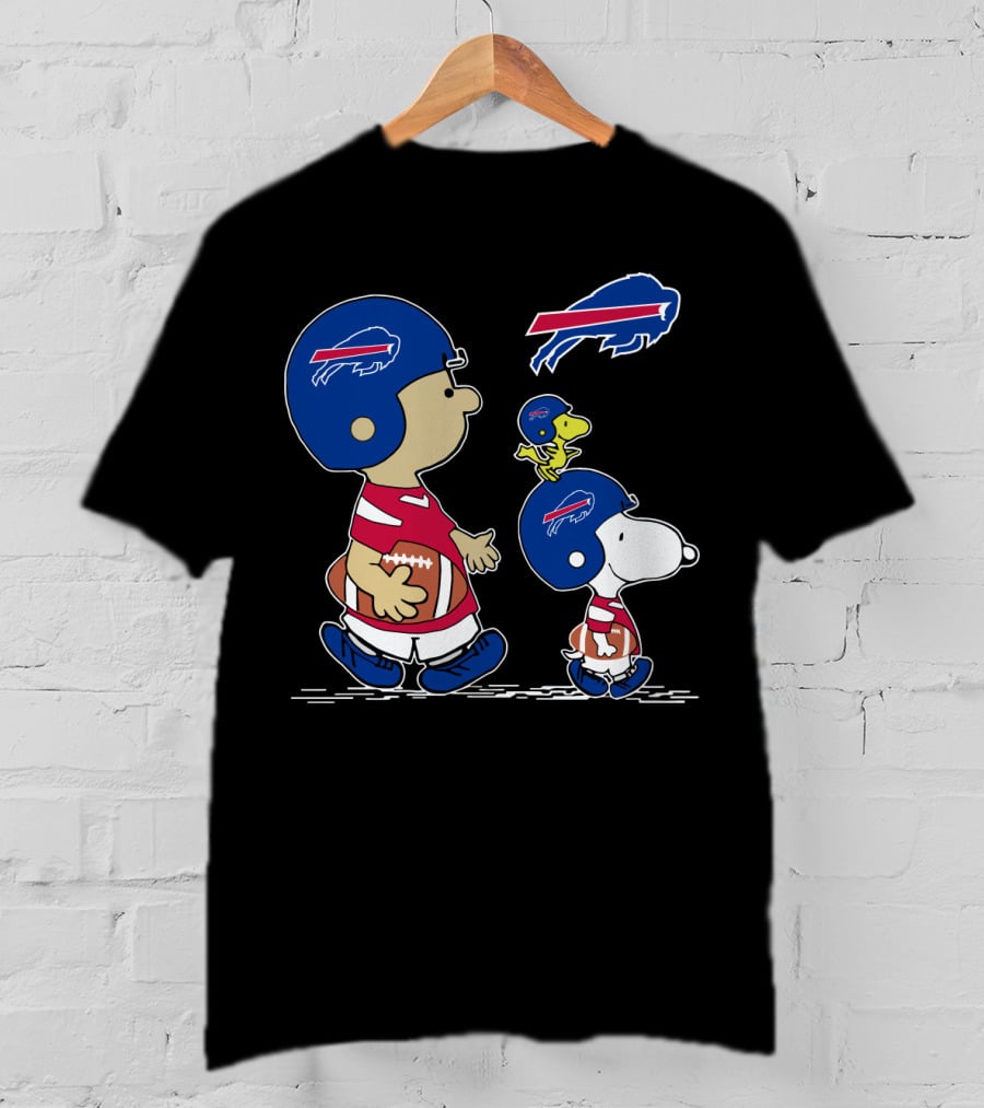 Buffalo Bills Snoopy And Woodstock Football Adventure T-Shirt