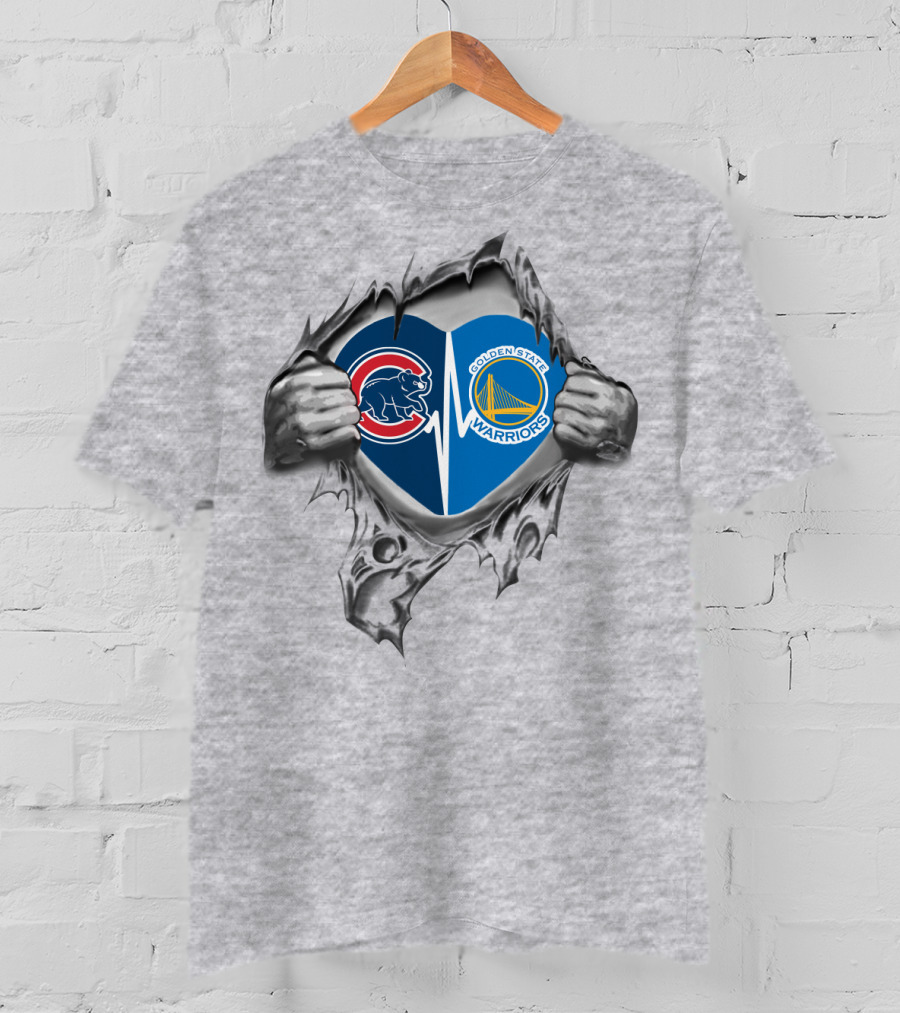 Cubs Warriors Heart T-Shirt
