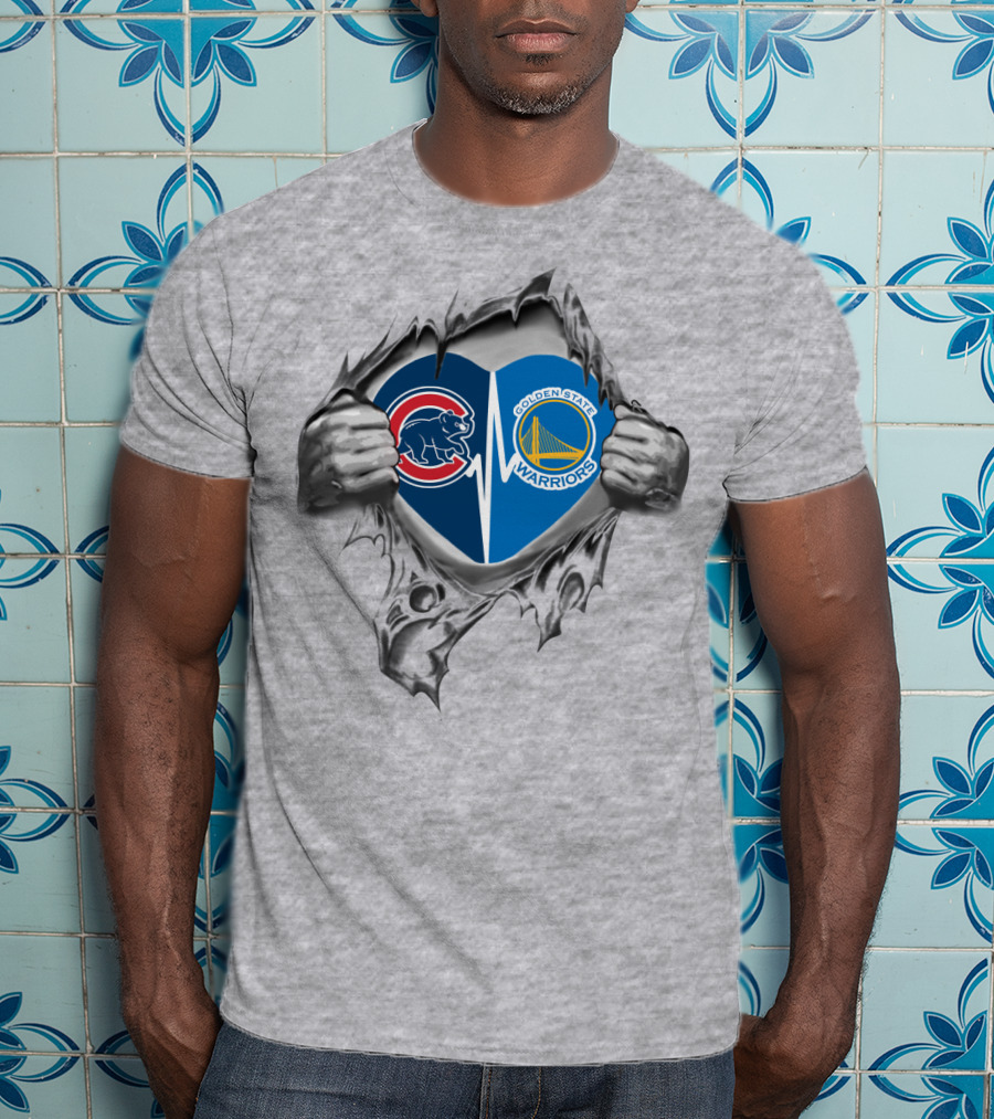 Cubs Warriors Heart T-Shirt