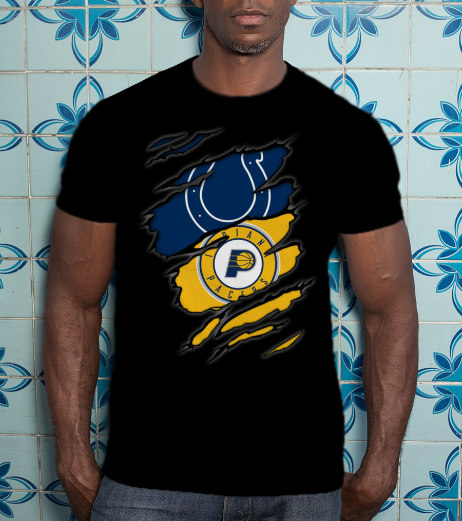 Indianapolis Colts Indiana Pacers Rip T-Shirt