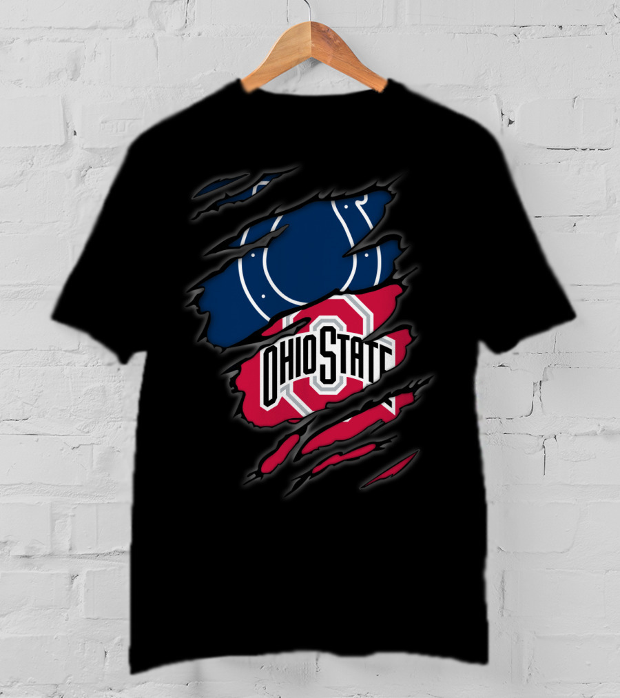 Colts Ohio State Ripped Layered T-Shirt