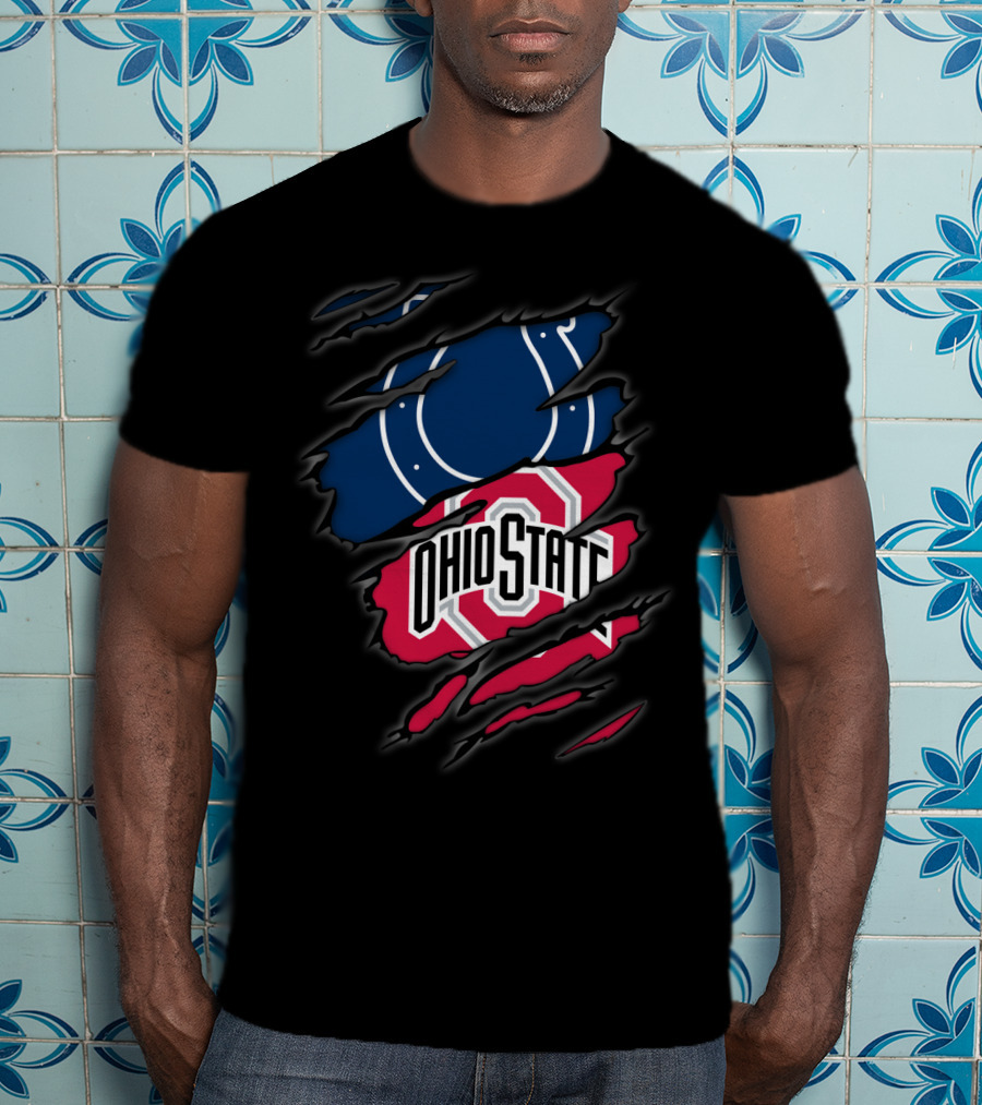 Colts Ohio State Ripped Layered T-Shirt