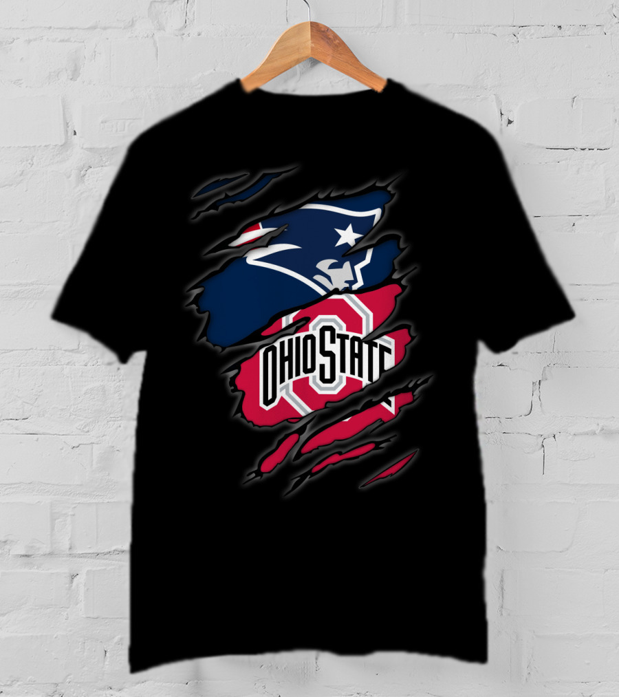 Patriots Ohio State Logo Mashup T-Shirt