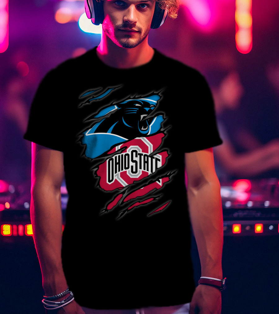 Panthers Ohio State Buckeye Fan Crossover T-Shirt