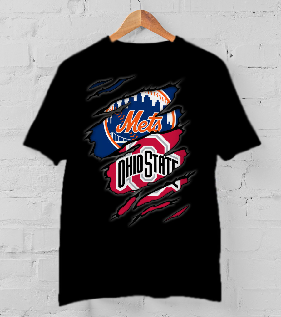 Mets Ohio State Ripped Layers T-Shirt