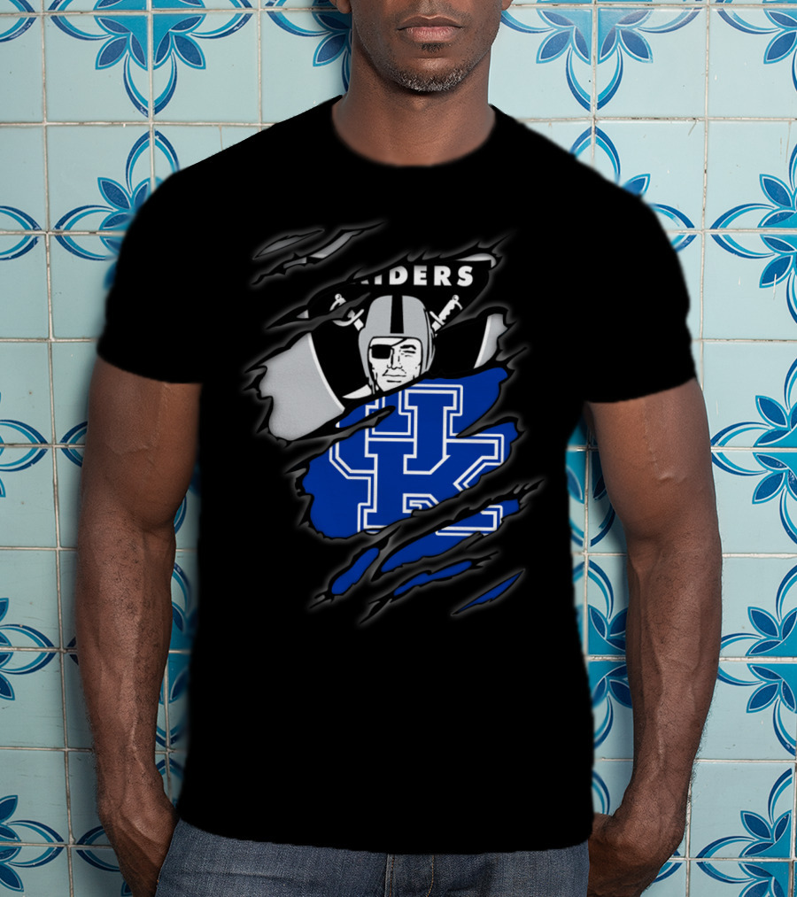 Raiders Kentucky Wildcats Fusion T-Shirt
