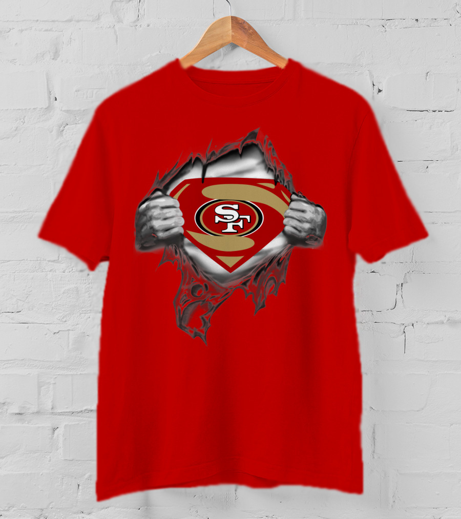49ers SF Logo Superman T-Shirt