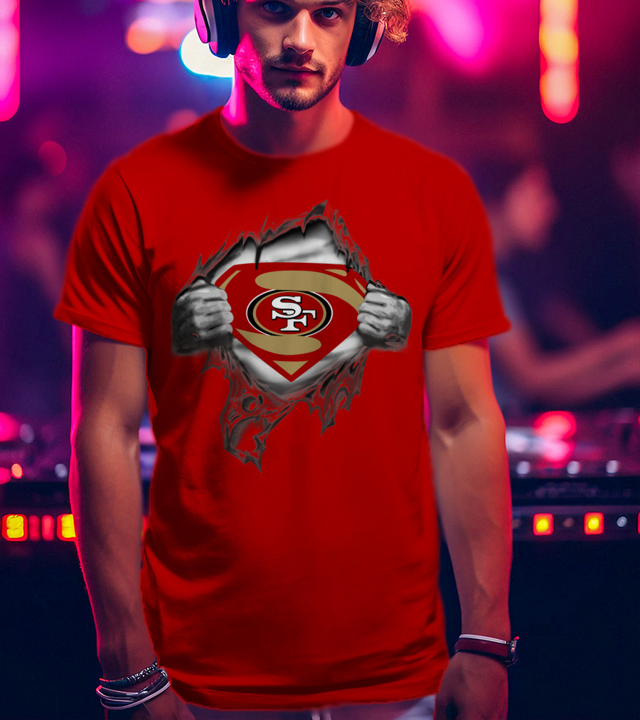 49ers SF Logo Superman T-Shirt