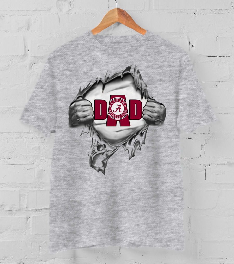 Alabama Crimson Tide Super Dad T-Shirt