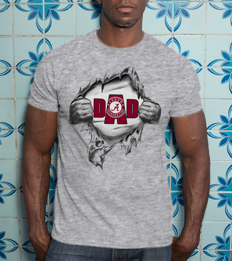 Alabama Crimson Tide Super Dad T-Shirt