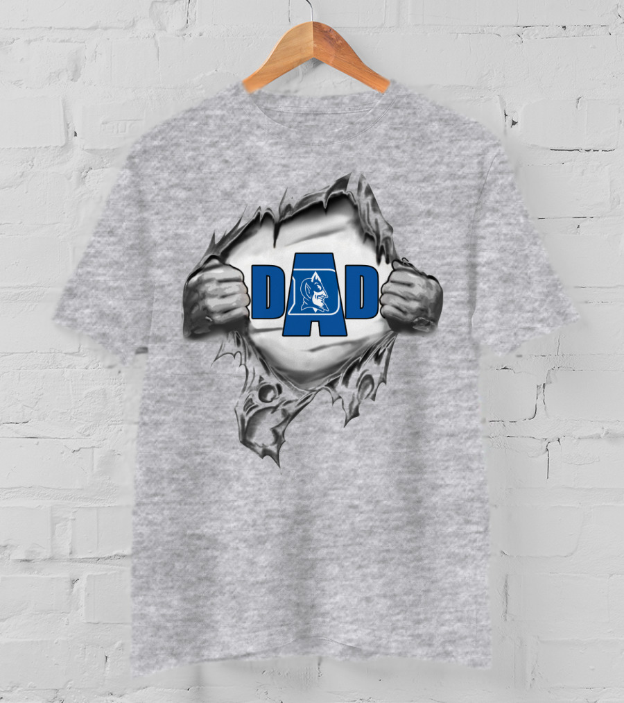 Duke Dad Logo With Torn T-Shirt