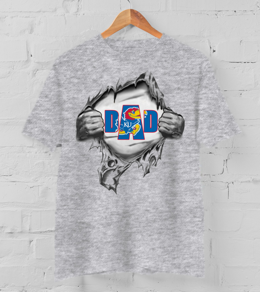 Kansas Jayhawks Ku Dad T-Shirt