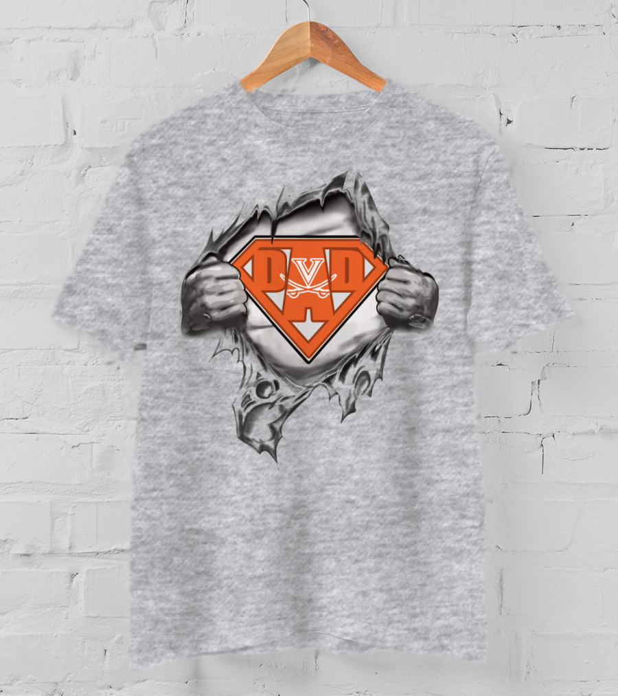 Cavalier Superhero Emblem With Crossed Swords And Bold Letters T-Shirt