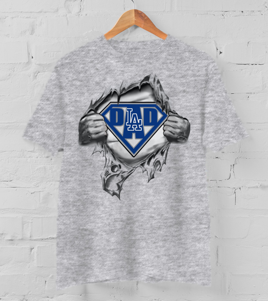 L.a. Dodgers Super Dad T-Shirt