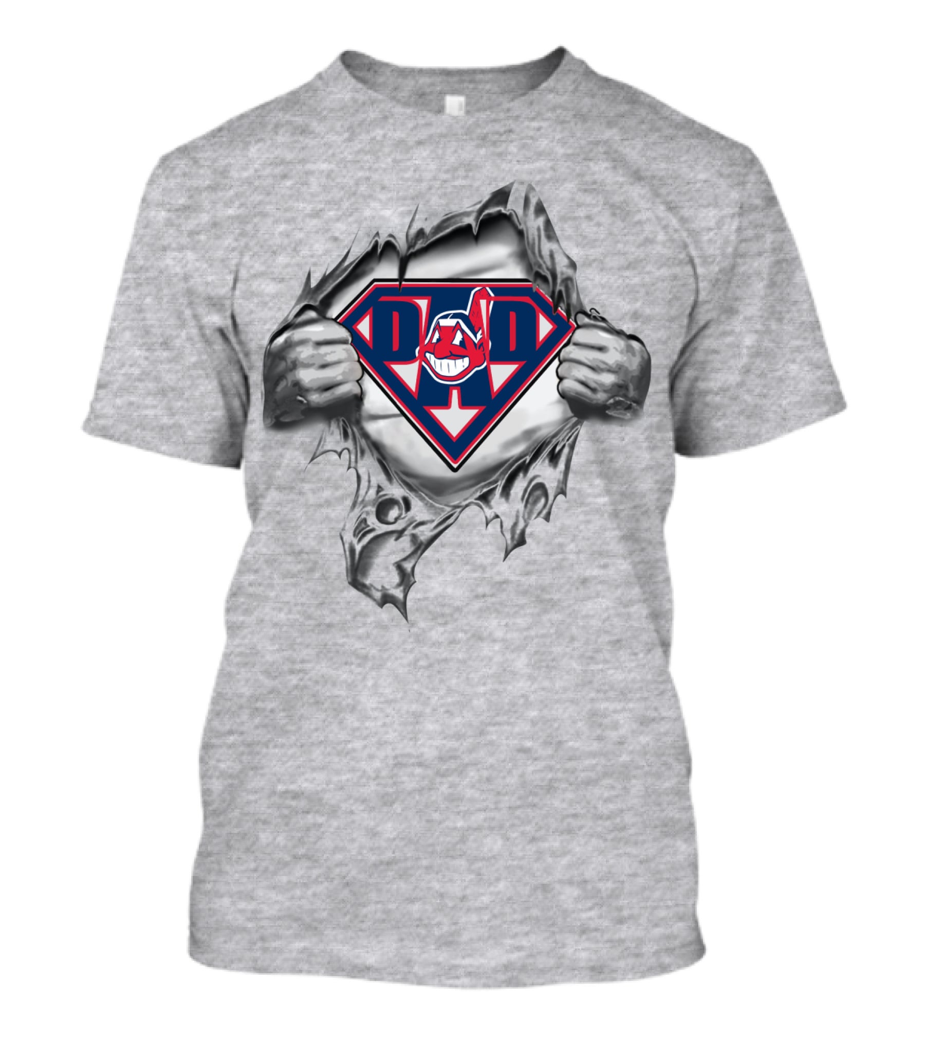 DAD Indians Superhero T-Shirt