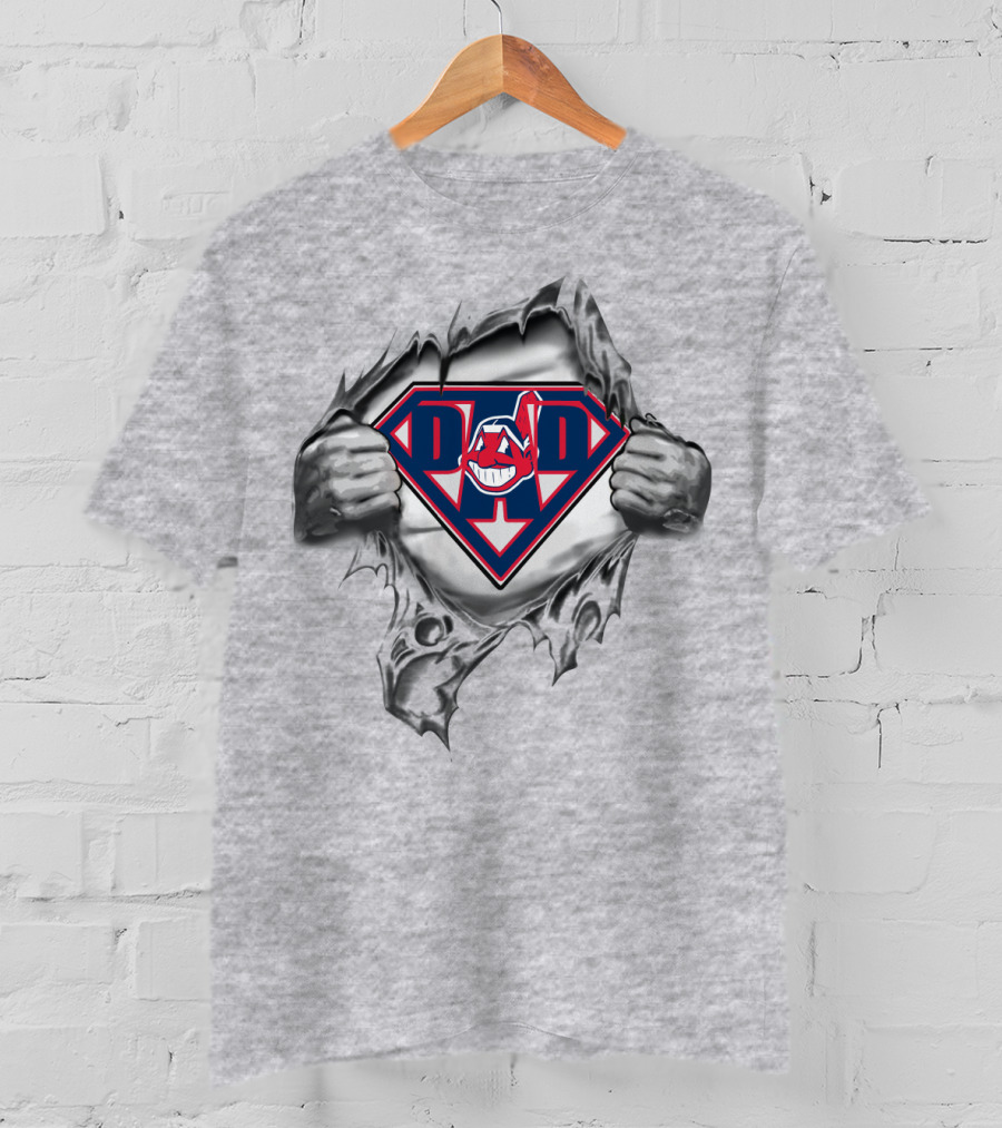 DAD Indians Superhero T-Shirt