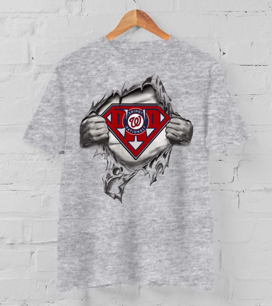 Washington Nationals Superhero Logo Concept T-Shirt