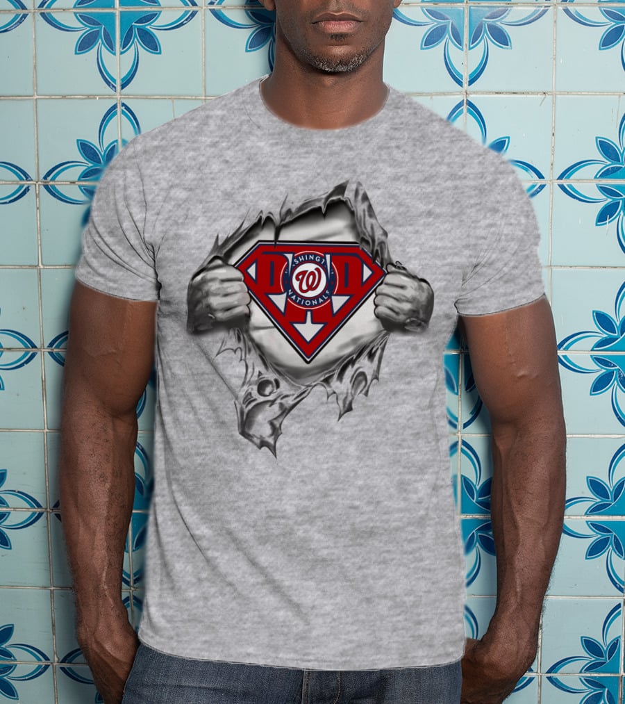 Washington Nationals Superhero Logo Concept T-Shirt
