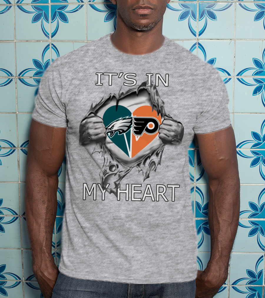It's In My Heart Eagles Flyers T-Shirt