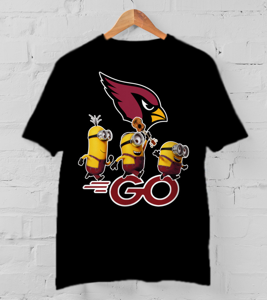 Minions Go Cardinals Bird T-Shirt