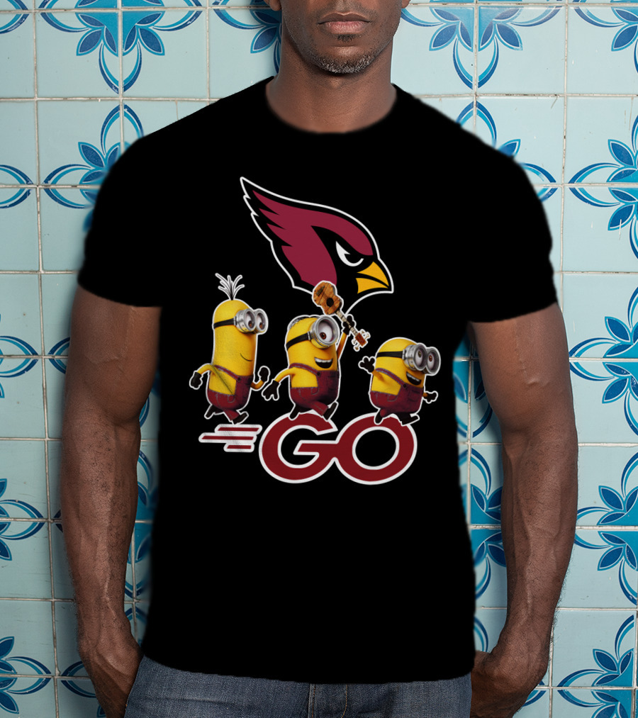 Minions Go Cardinals Bird T-Shirt