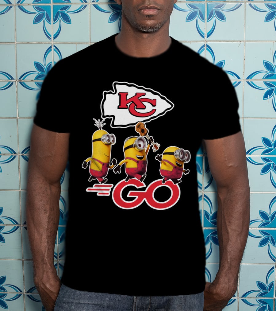 Kansas City Chiefs Minions Go T-Shirt