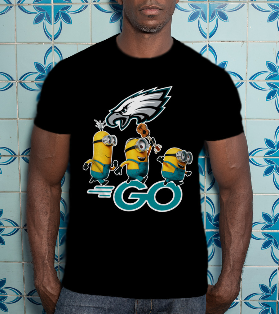 Minions Go Philadelphia Eagles T-Shirt