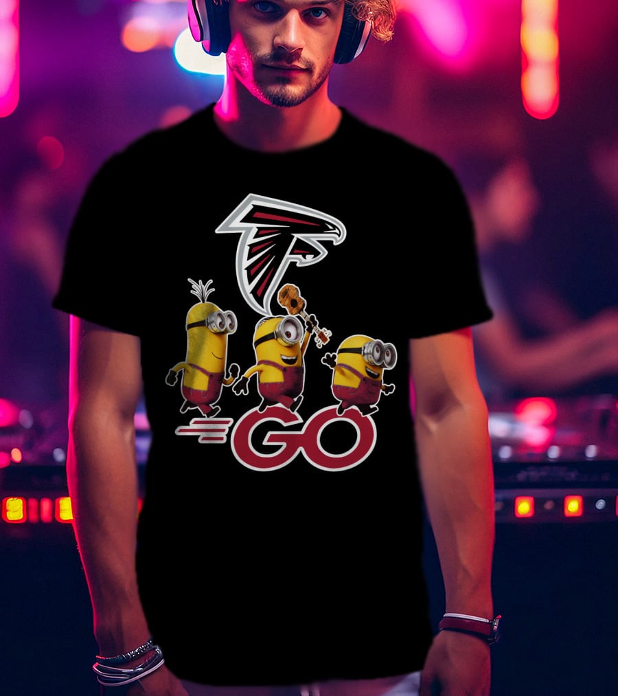 Falcons Logo Minions Go T-Shirt