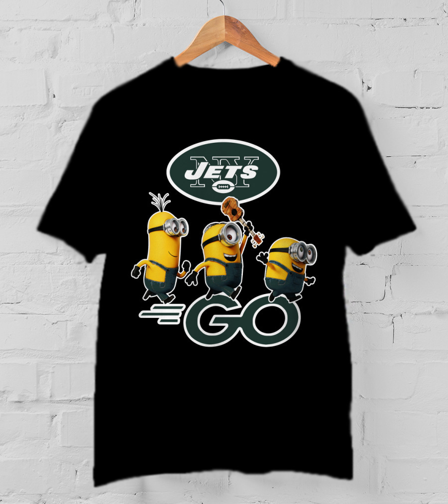 NY Jets Minions Go T-Shirt