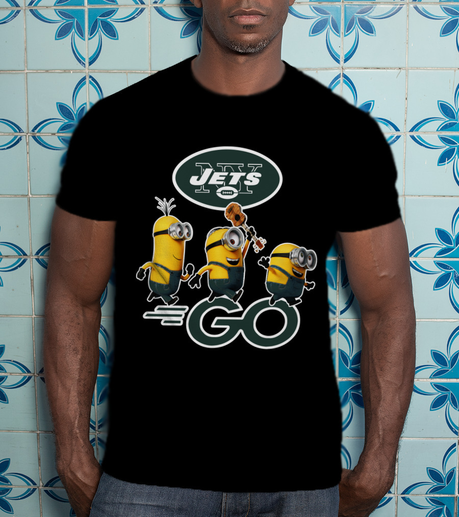 NY Jets Minions Go T-Shirt
