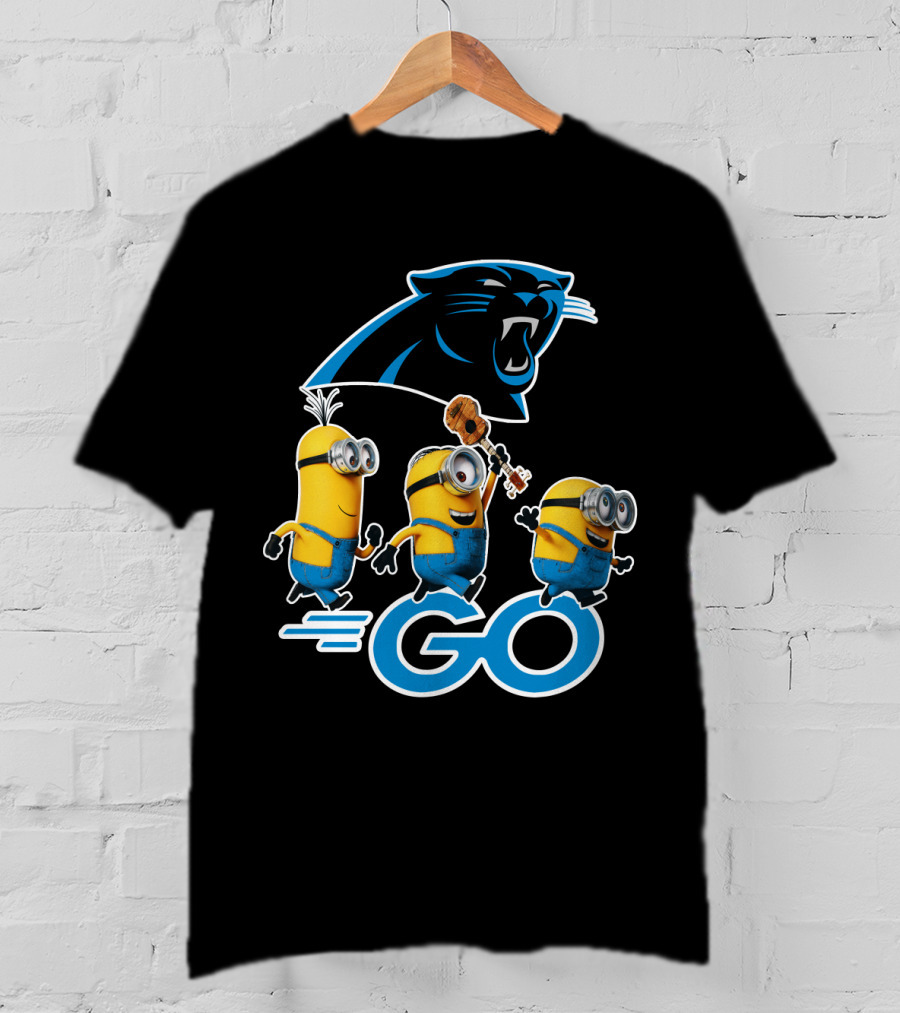 Panthers Go Minions NFL Fan Team Spirit T-Shirt