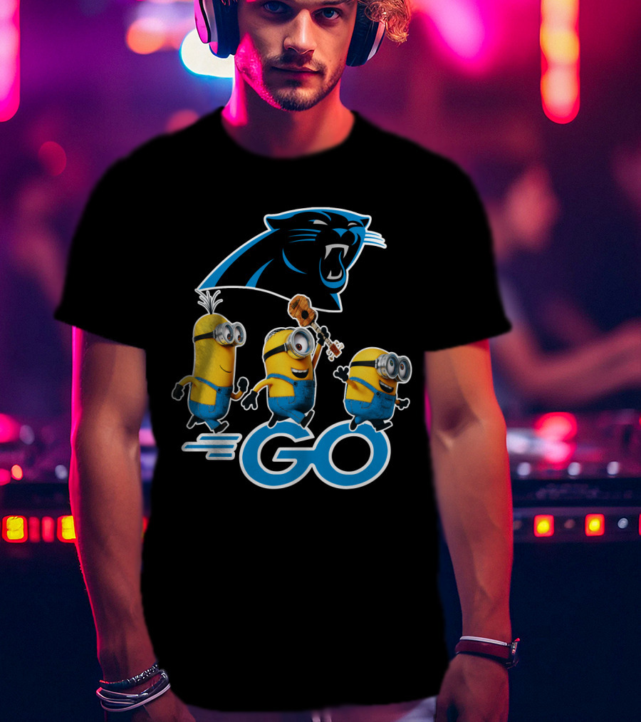 Panthers Go Minions NFL Fan Team Spirit T-Shirt