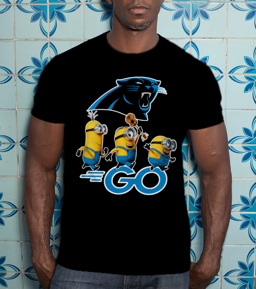 Panthers Go Minions NFL Fan Team Spirit T-Shirt