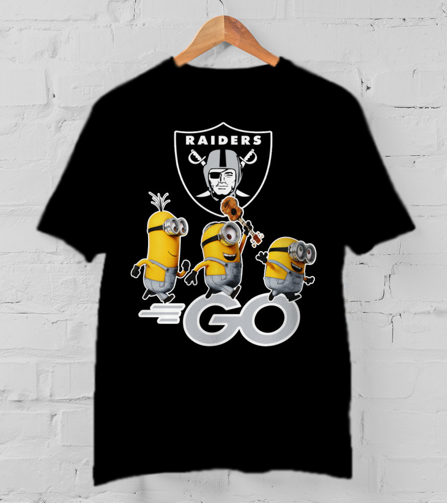 Raiders Minions Go Football Team T-Shirt