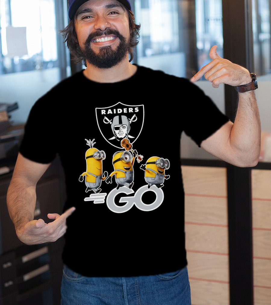 Raiders Minions Go Football Team T-Shirt