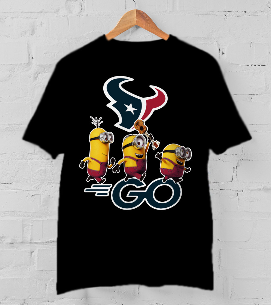Houston Texans Minions Go T-Shirt