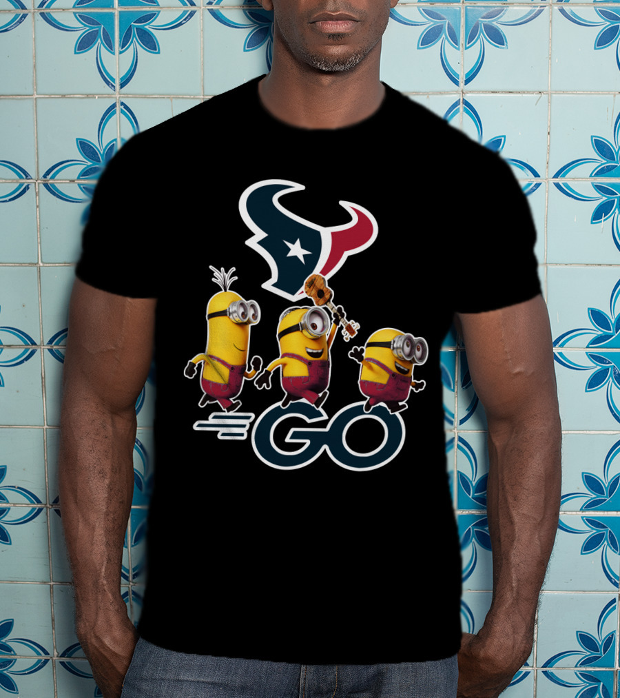 Houston Texans Minions Go T-Shirt