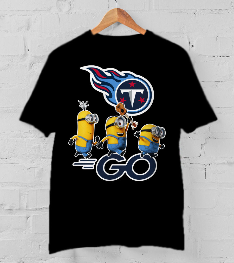 Minions Go Titans Tennessee NFL T-Shirt