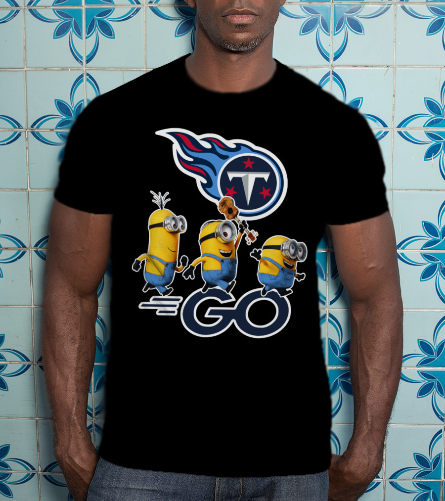 Minions Go Titans Tennessee NFL T-Shirt